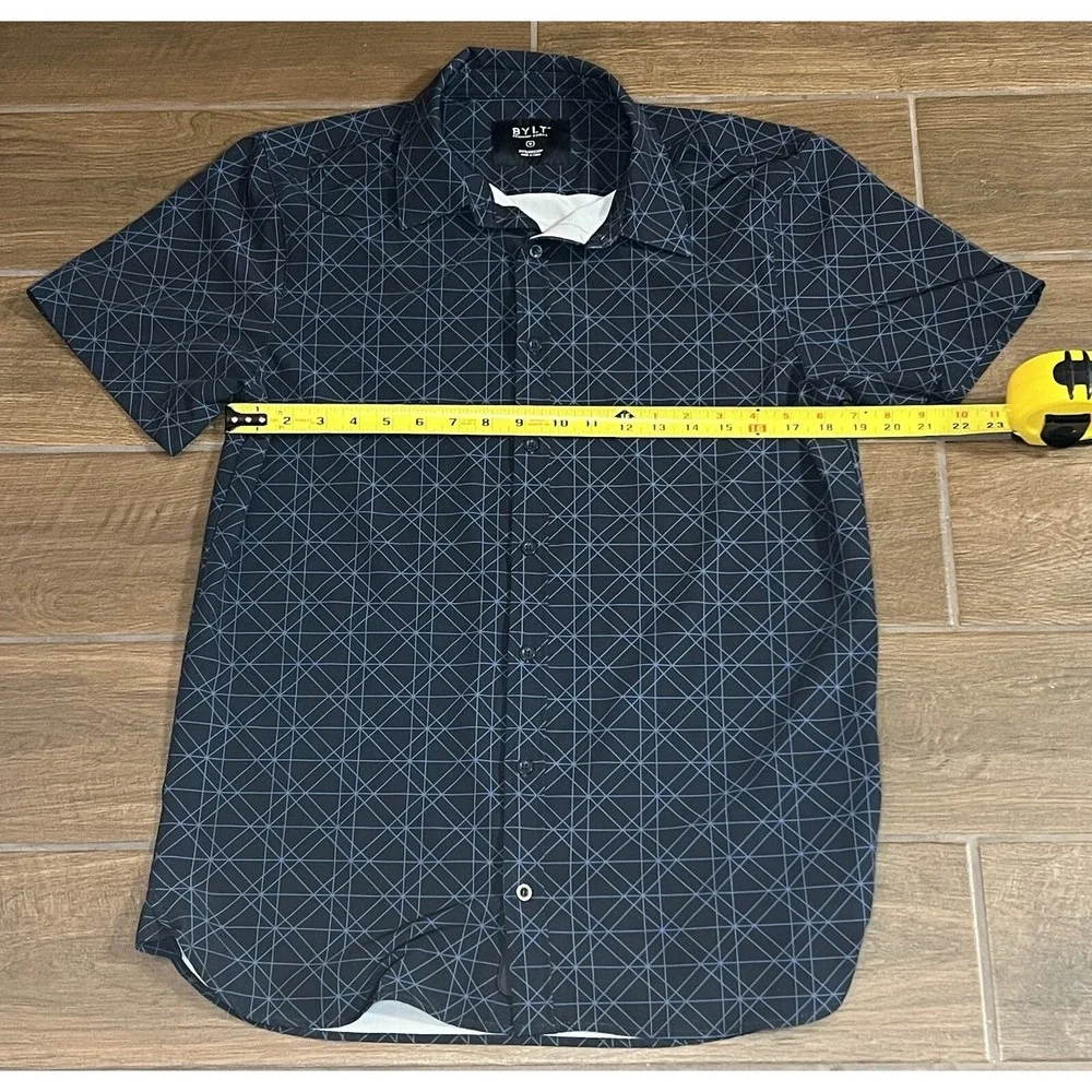 BYLT Men's Premium Basics Medium Polo Short Sleeve Shirt Performance - Picture 3 of 6